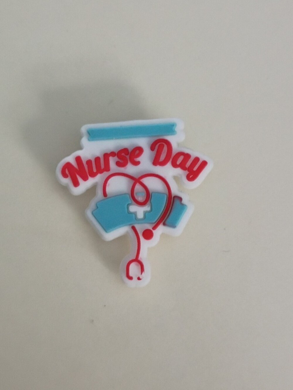10 for $10 Jibbitz Croc Charm - Medical Nurse Day Charm Blue & Red Stethoscope